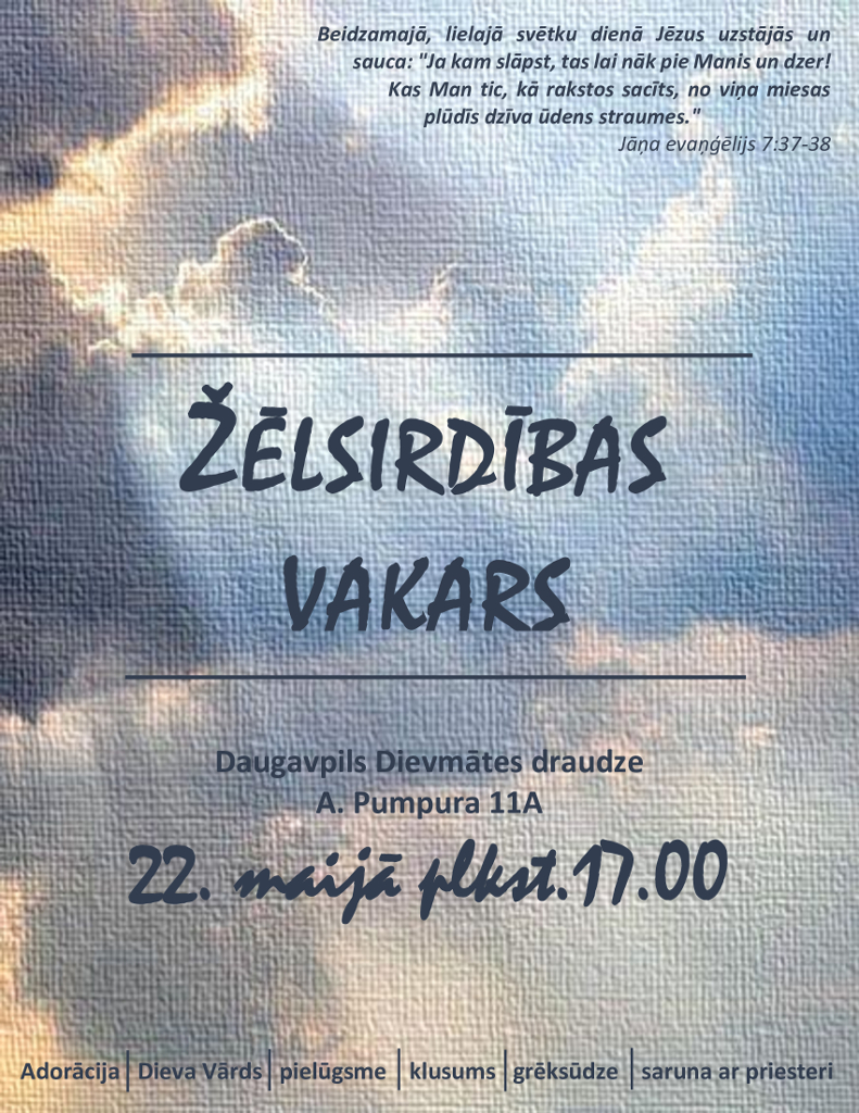  Zelserdibas vakars 22.05.21